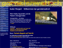 Tablet Screenshot of garnelenwelt.ch